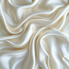 Fototapeta premium 하얀색 부드러운 아름다운 실크질감 배경화면
