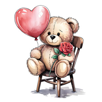 Teady Bear WIth Love Heart