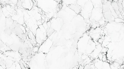 Obraz premium Elegant white marble texture with fine dark veins creating a luxurious look for design projects