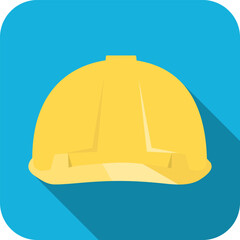 Construction helmet, yellow safety helmet, protective helmet for head. Web banner, poster, background image, vector illustration, vector.