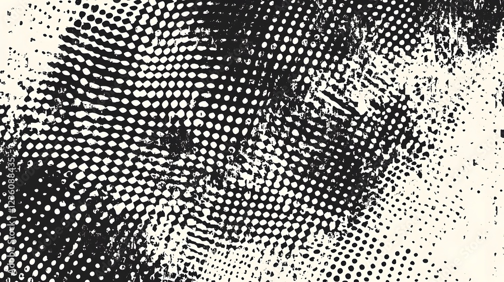 Aufkleber A mesmerizing abstract composition featuring a dynamic geometric pattern with intersecting lines overlapping shapes