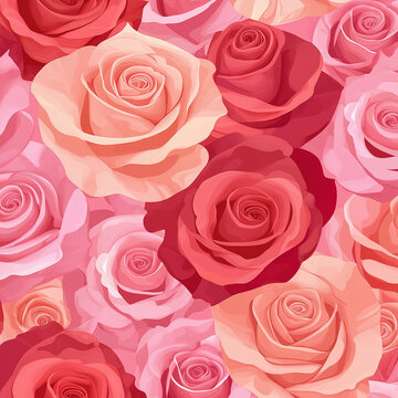pink roses background