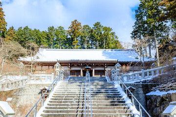 冬の呑山観音寺　福岡県篠栗町　Nomiyamakannonji temple in winter. Fukuoka-ken Sasaguri town.	