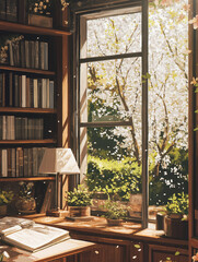 Japanese garden in japan