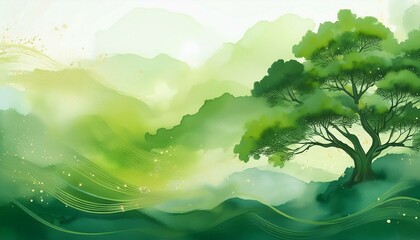 Fototapeta premium 森の風