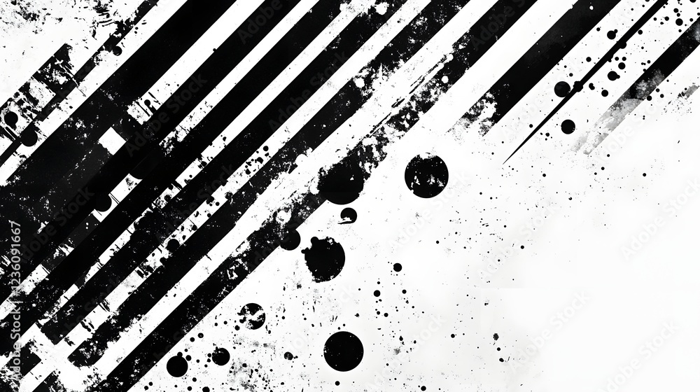 Poster a striking abstract monochrome background featuring an energetic splatter paint texture with dramati