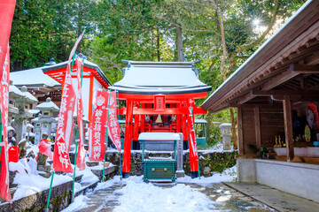 冬の呑山観音寺　福岡県篠栗町　Nomiyamakannonji temple in winter. Fukuoka-ken...