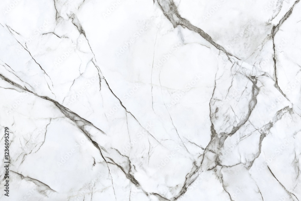 Poster A detailed view of a white marble surface with subtle texture and pattern