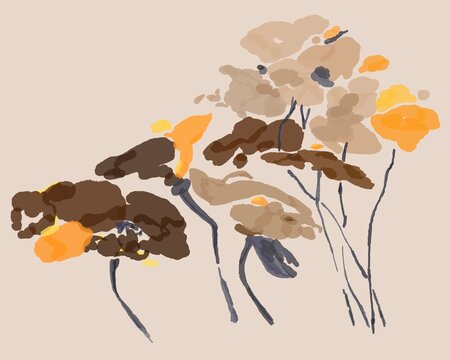 the harmonious flow of nature's colors