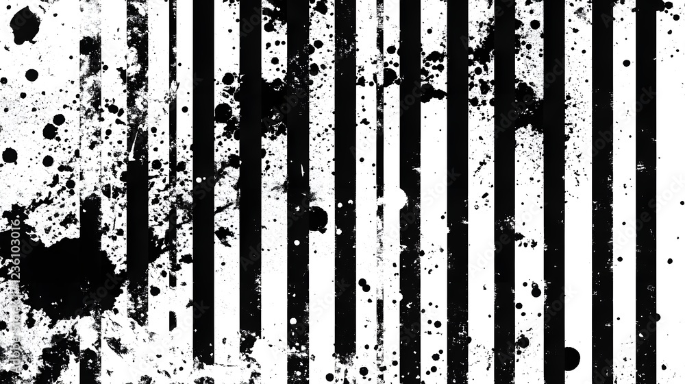 Poster Abstract grunge paint splatter background with messy black and white splashes and drips  Chaotic dynamic and expressive textured design  Contemporary moody and digital