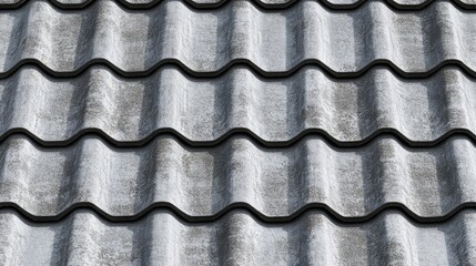 A close-up shot of a metal roof, suitable for use in architectural or construction-related contexts