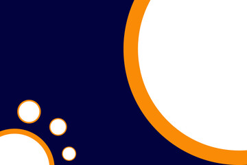 Abstract background in dark blue color for wide banner.
