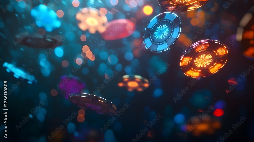 Aufkleber captivating cosmic orbs luminous spheres of mystical light in a surreal abstract realm this mesmeriz