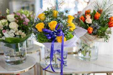 Bukiet Kwiatów w kwiaciarni © Marcin