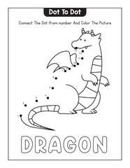 animals dot to dot coloring page