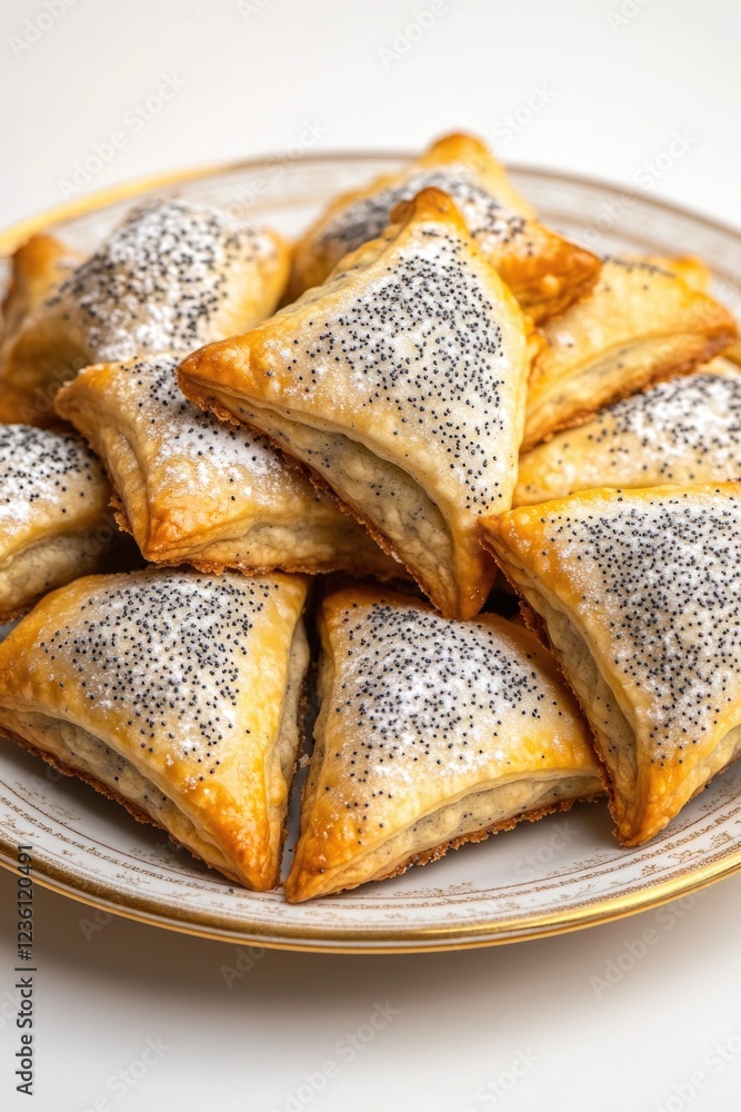Poster these tiny pastries are loaded with sesame seeds and graham cracker crust, offering a unique twist o