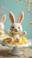Whimsical Easter Bunny Eggs: A Pastel Wonderland of Springtime Magic and Festive Delights