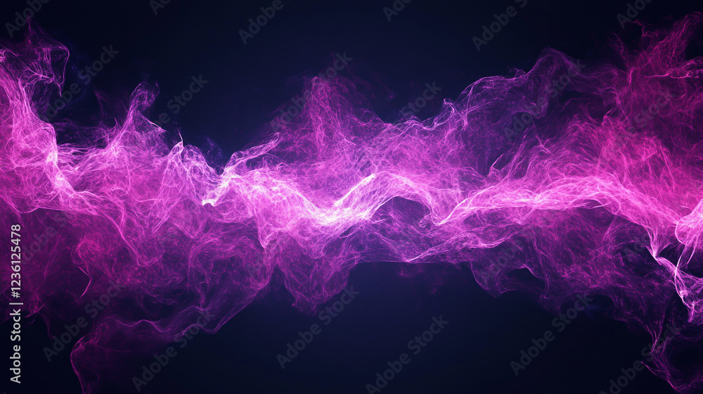 Aufkleber abstract technology background with dynamic energy flows and cybernetic elements cinematic view.
