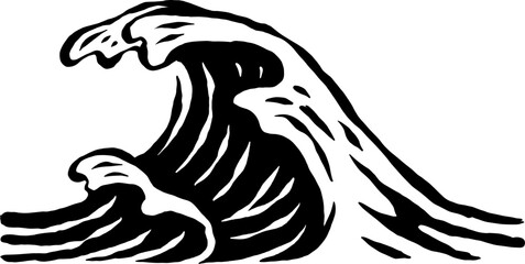drawing wave illustration