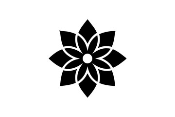 flower logo vector icon