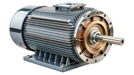 car engine isolated on white background