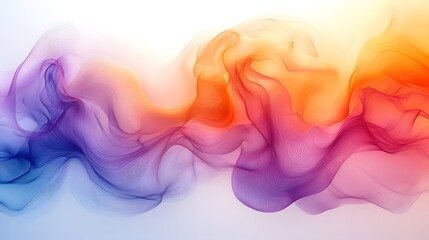 Fototapeta premium Mesmerizing Fluid Waves of Vibrant Prismatic Color and Light