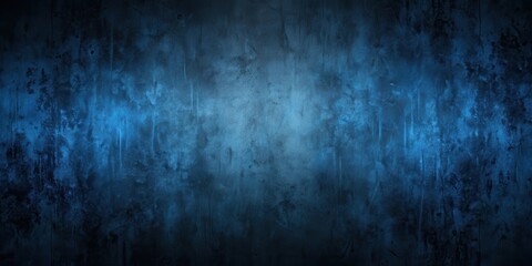Obraz premium Abstract Blue Grunge Texture With Dark Faded Edges, Ideal For Background Design And Graphic Arts Projects