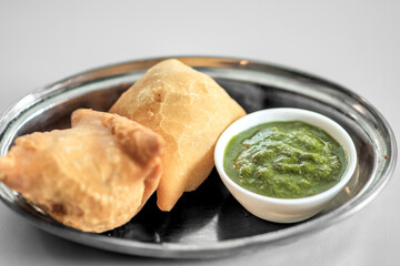 Crunchy oil fried indian snacks. Traditional tea time snack,