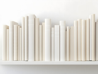 Obraz premium mock up of books isolated white background