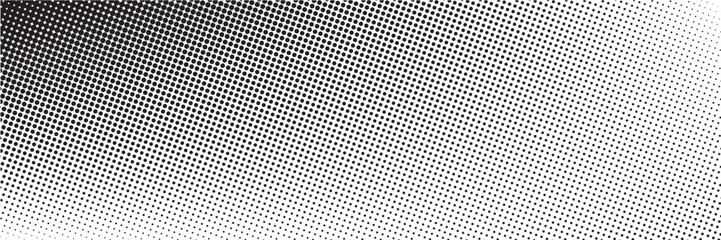 Set of halftone dots gradient pattern texture isolated on white background. Straight dotted spots using halftone circle dot raster texture. Vector blot half tone collection.