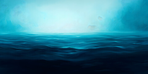 Ocean Deep Blue Gradient Background | Calm Navy to Turquoise Blend | Tranquil and Serene Aesthetic

