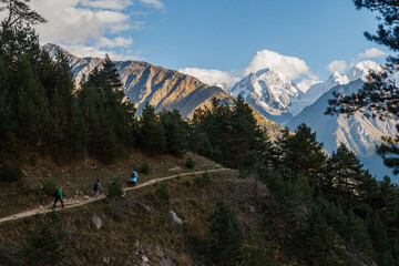 view of the mountains