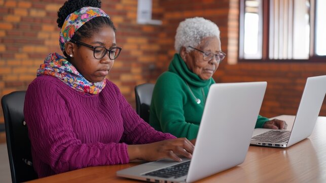 Bridging Generations: Young Volunteers Empowering Elders with Digital Literacy Skills - Powered by Adobe