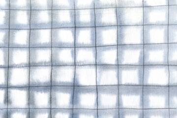 plaid pattern hand-drawn in watercolor and pencil