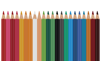 Explore our minimalist vector design featuring a colorful pencil pack. Perfect for adding vibrant touches to your creative projects. Shop now for unique designs.