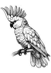 Sulphur Crested Cockatoo Vector File © Werner