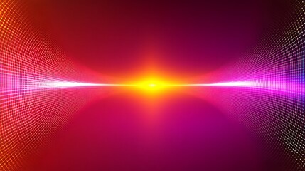 Abstract Colorful Grid Lines Light Energy Flow