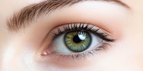 Obraz premium Green woman's eye