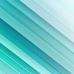 Obraz premium Modern geometric teal gradient with sharp layered edges
