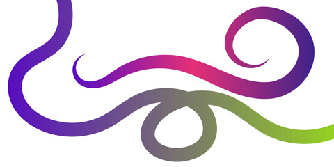 Fototapeta premium Colorful Abstract Gradient Lines background. Wavy Color Shape Vector, Dynamic Geometric Pattern design