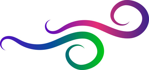 Colorful Abstract Gradient Lines background. Wavy Color Shape Vector, Dynamic Geometric Pattern design