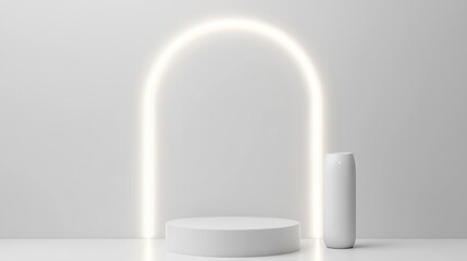 Illuminated Archway Studio Product Display