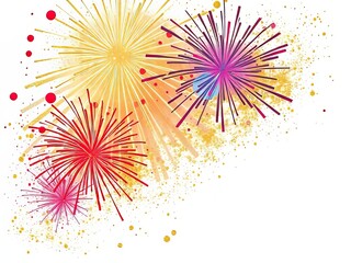 "Abstract Gold Glitter Fireworks Background - Christmas Eve