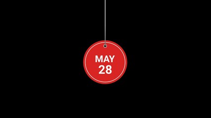 28 May Hanging Tag Animation