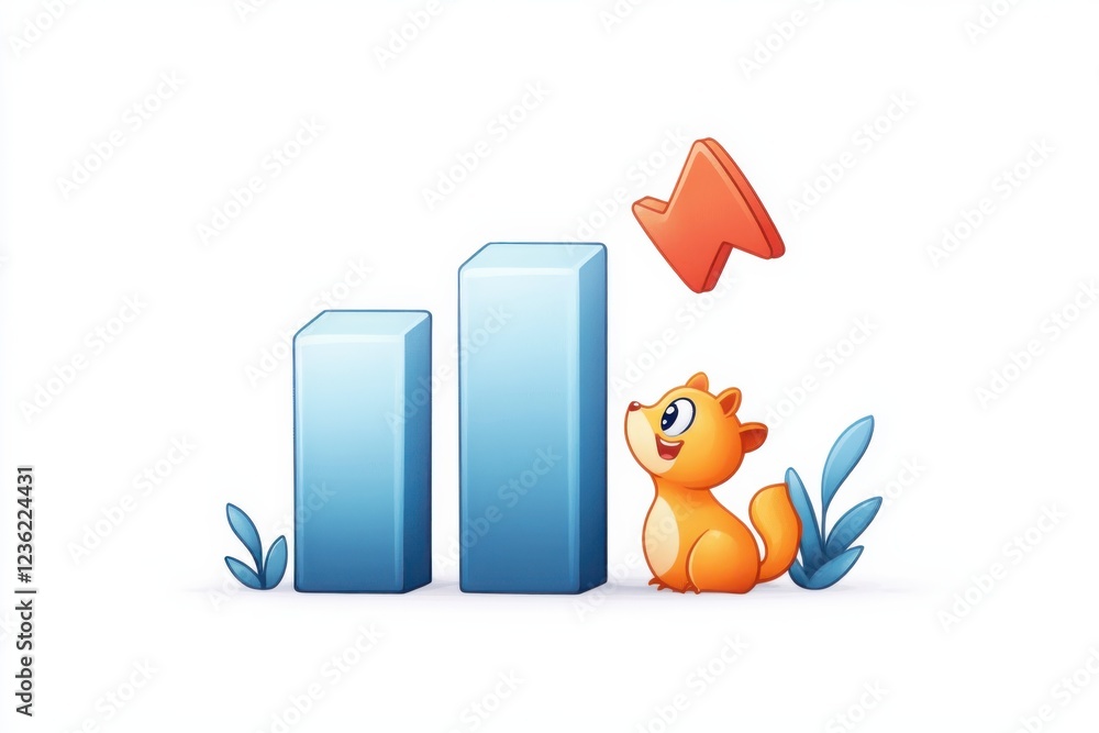 Poster detailed icons for extracting financial data and analytics from reports and presentations visualizat