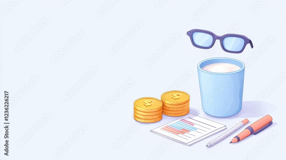Poster detailed financial data extraction icon for analyzing capital expenditures capex and overall busines