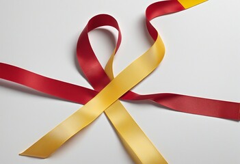 Raising Awareness for World Hepatitis Day: HIV/HCV Co-Infection with Red and Yellow Ribbons