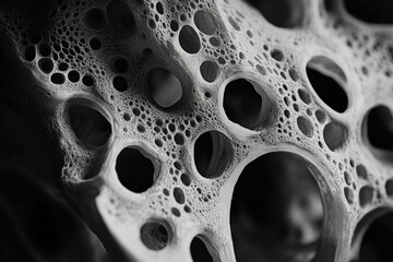 Close-up of damaged artwork