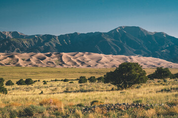 Naklejka premium Great Sand Dunes Nationalpark, Arizone, USA.