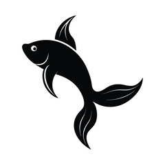 vector illustration of a cartoon shark